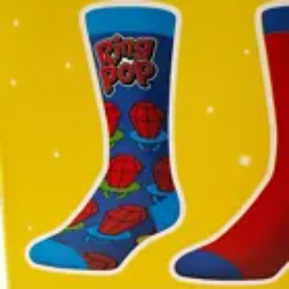 Ring Pop Lollipop Crew Socks 3 Pairs - Picture 4 of 7